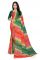 Mahadev Enterprise Multicolor Georgette Leheriya Print Saree With Art Silk Blouse Piece(dc255green)