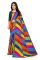 Mahadev Enterprise Multicolor Georgette Leheriya Print Saree With Art Silk Blouse Piece(dc257green)