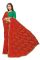 Mahadev Enterprise Printed Georgette Lace Border Saree With Running Blouse Piece (dc262red)`