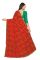 Mahadev Enterprise Printed Georgette Lace Border Saree With Running Blouse Piece (dc262red)`