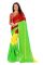 Mahadev Enterprise Chiffon Multicolor Saree With Blouse Piece (dc213b)