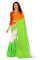Mahadev Enterprise Chiffon Multicolor Saree With Blouse Piece (dc213 Tiranga)