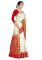 Mahadev Enterprise Kanjeevaram Silk Saree With Running Blouse Piece(dc281white Red)
