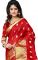 Mahadev Enterprises Red Cotton Jacquard Butty Saree With Blouse Rjm1129k