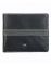 Jl Collections 6 Card Slots Navy Blue Men's Leather Wallet With Tie & Belt (pack Of 3)
