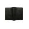 Jl Collections Passport Cover Unisex Black Genuine Leather