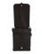 Jl Collections Unisex Leather Black Shoulder Expandable Big Sling Bag With Flap Closure
