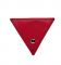 Jl Collections Pu Triangle Shape With Two Side Button Closure Coin Pouch (code - Jl_3435)