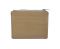 JL Collections Beige Genuine Leather Multiple Card Slots Card Holder with Zipper Coin Pocket