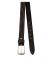 Jl Collections Men's Casual Black Single Hide Genuine Leather Belt