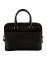 Jl Collections Black Leather Laptop Executive Messenger Bag For Unisex
