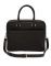 Jl Collections Black Leather Laptop Executive Messenger Bag For Unisex