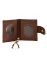 Jl Collections Brown Leather Key Holder