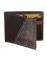 Jl Collections 8 Card Slots Men's Dark Brown Leather Wallet