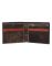 Jl Collections 8 Card Slots Men's Dark Brown Leather Wallet