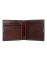 Jl Collections 6 Card Slots Men's Blue And Brown Leather Wallet