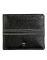 Jl Collections 6 Card Slots Men's Black And Brown Leather Wallet