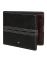 Jl Collections 6 Card Slots Black & Brown Men's Bifold Wallet