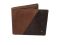 Jl Collections Mens Brown And Dark Brown Genuine Leather Wallet (8 Card Slots)