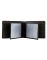 Jl Collections Men's Black Genuine Leather Wallet (18 Card Slots)