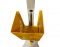 Jl Collections Yellow And Off White Foot Operated Sanitizer Stand ( Code - Jl_sanitizer_stand )