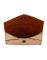 Jl Collections Women's Gold Polyurethane (pu) Credit Card Holder
