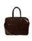 Jl Collections Dark Brown Leather Laptop Executive Messenger Bag For Unisex