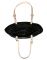 Jl Collections Women's Leather Black Shoulder Bag