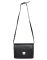 Jl Collections Women's Leather Black Sling Bag