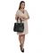 Jl Collections Women's Leather Black Shoulder Bag