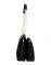 JL Collections Womens Leather Black Shoulder Bag