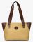 Jl Collections Women's Leather & Jute Beige And Brown Shoulder Bag - (code - Jlfb_35)