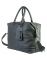 Jl Collections Women's Leather Grey Tote Bag