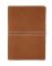 Jl Collections Beige Leather Passport Holder With Gold Luggage Tag Gift Sets (pack Of 3)