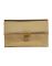 Jl Collections Gold Women's Polyurethane (pu) Travel Wallet With Double Lock And Small Pen