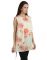 Opus American Crepe Sleeveless Floral Print Yellow Women'S Top