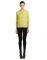 Opus Roll-up Sleeve Modal Casual Yellow Women's Top (code - Tp_020_yl)