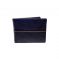Jl Collections Navy Blue Men's Wallet Genuine Leather With Flap ( Jl_mw_3494 )