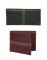 Jl Collections Green & Burgundy Men's & Women's Leather Wallet Gift Sets (pack Of 2)