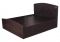 Black Queen Size Textured Bed With Storage