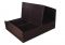 Black Queen Size Textured Bed With Storage