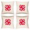 Digital Print Canvas Cushion Cover 16 Inches Set of 4 By Admire Home