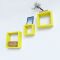 Woodworld Nesting Square Shelf Set Of 3 Shelves Yellow