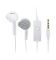 Balaji Ys 3.5mm Jack Earphone With Mic White For Samsung All Mobile - OEM
