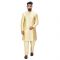 Angrakha Cotton Silk Regular Fit Self Design Kurta Pajama Set ( Code - Bckuset027)