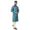 Angrakha Cotton Silk Regular Fit Self Design Kurta Pajama Set ( Code - Bckuset021)