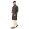 Angrakha Cotton Silk Regular Fit Self Design Kurta Pajama Set ( Code - Bckuset0014)