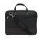 Aquador Laptop Cum Messenger Bag With Black Brown Faux Vegan Leather- ( Code -ab-s-1461-black Brown )