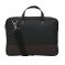 Aquador Laptop Cum Messenger Bag With Black Brown Faux Vegan Leather- ( Code -ab-s-1461-black Brown )