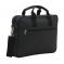 Aquador Laptop Cum Messenger Bag With Black Faux Vegan Leather - ( Code -ab-s-1462-black )